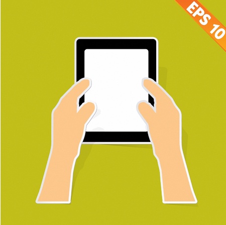 Bring Your Own Device concept - Vector illustration のイラスト素材