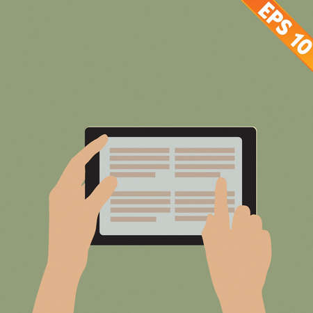 Bring Your Own Device concept - Vector illustration のイラスト素材