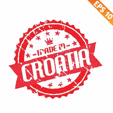  Rubber stamp made in the country - Vector illustration のイラスト素材
