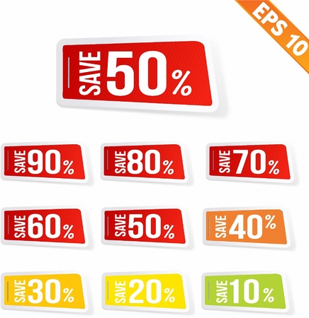 Sale sticker tag  - Vector illustration のイラスト素材