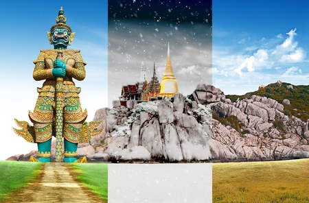 Thailand travel conceptの写真素材