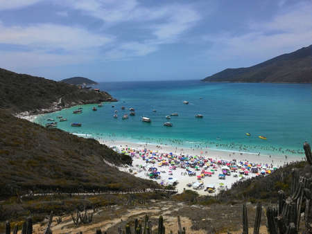 Camp Cape Beach in Rio de Janeiro summerの写真素材