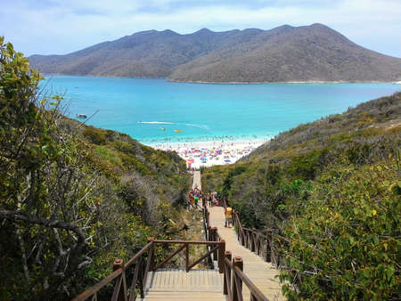 Camp Cape Beach in Rio de Janeiro summerの写真素材