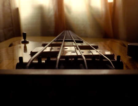Japanese Vintage bass guitarの写真素材