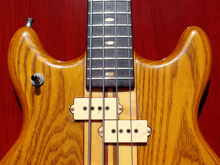 Japanese Vintage bass guitarの写真素材