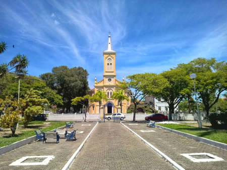 Historical church in Quissama city, Rio de Janeiro Brazilの写真素材