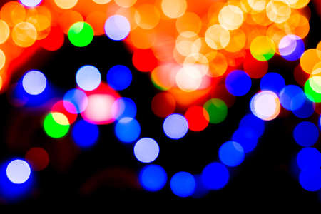 colorful abstract bokehの写真素材