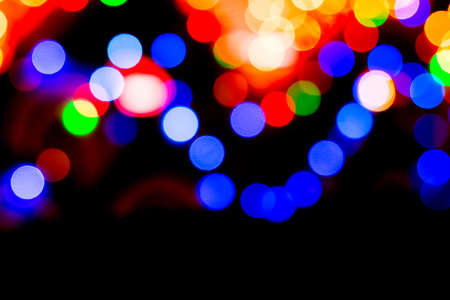 colorful abstract bokehの写真素材