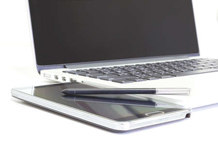 Phone and Lab Topの写真素材