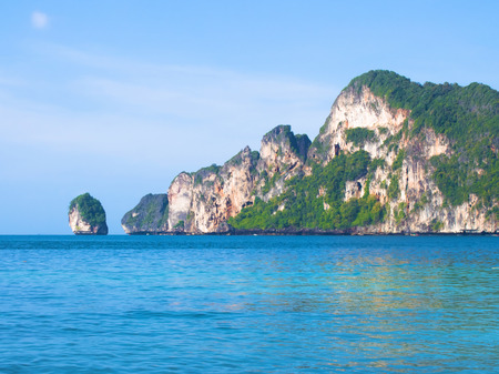 Nice island in Thailand in andaman seaの写真素材