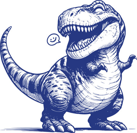 Crocodile. Dinosaur. Vector illustration ready for vinyl cutting.のイラスト素材