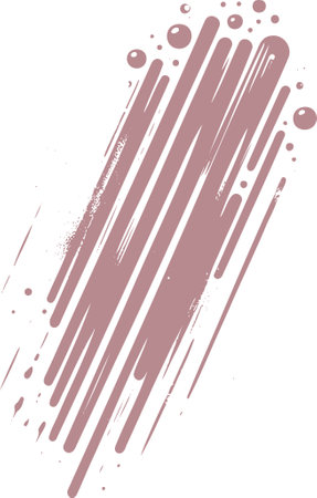 Abstract Diagonal Brush Strokes with Circular Splatters in Modern Minimalist Styleのイラスト素材