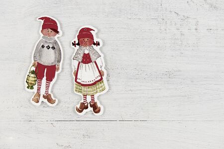 Christmas figuresの写真素材