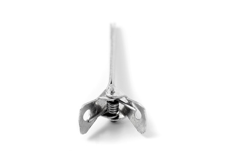 hair pin on a white backgroundの写真素材