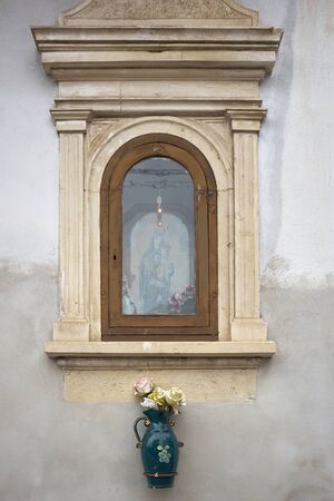 votive temple to the holy virgin Maryの写真素材