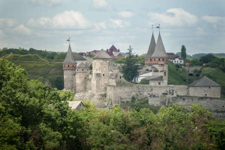 Kamenets-Podolsky - June 06, 2017. Castle. Fortress in Kamenets-Podolsky Ukraineのeditorial素材