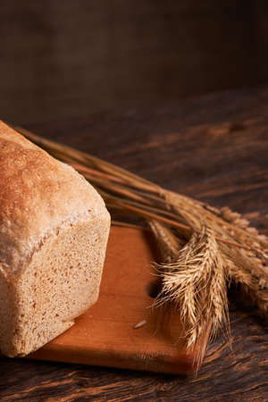 Fresh homemade bread. Crisp. Bread at leaven. Unleavened bread