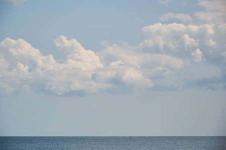 blue sky with cloud, nice weatherの写真素材
