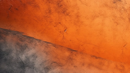Orange and black abstract background with copy space for text or image.の素材