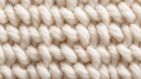 Close-up of knitted woolen texture. Woolen backgroundの素材