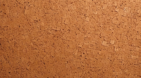 Cork board texture background. Brown plywood texture with natural patternの素材