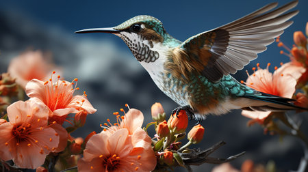 Blue-throated Hummingbird (Cynothorax colubris)の素材
