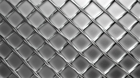 Metal texture with rhombus pattern. Abstract background and texture for design.の素材