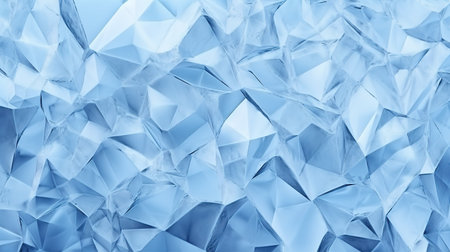 Blue crystal background. 3d rendering, 3d illustration. Computer digital drawing.の素材