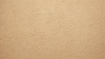 Texture of old rustic wall covered with beige stuccoの素材
