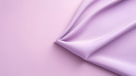 macro texture fragment lilac satin fabric studio on pink backgroundの素材