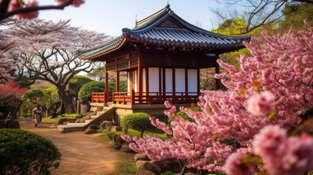 Kiyomizu-dera Temple and cherry blossom in spring, Kyoto, Japanの素材