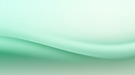 abstract background with smooth lines in light green and turquoise colorsの素材
