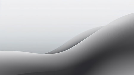 abstract gray wavy background with copy space. 3d renderの素材