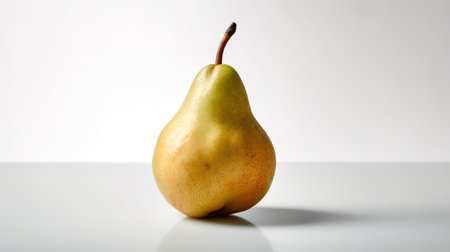 pear on a white background. studio photo. high quality photoの素材