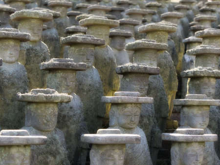 Watchmen and scholars of an old temple.の写真素材