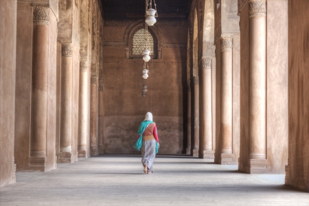The Pillars of Ibn Tulun Mosqueの写真素材