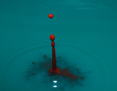  Falling Dropletsの写真素材