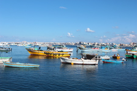 Fishing Boats in Alexandria のeditorial素材
