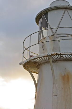 Lighthouse at duskの写真素材