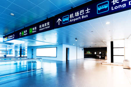 passenger in the interior of the airport