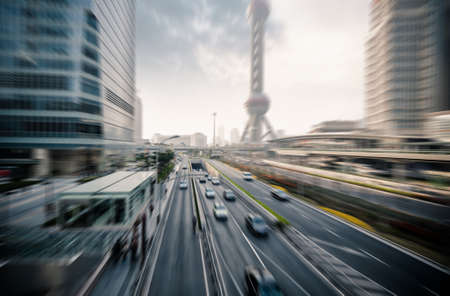 traffic of cityの写真素材