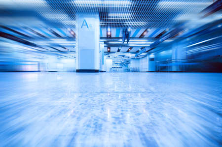 subway station in shanghai chinaのeditorial素材