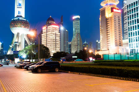 Beautiful building in Shanghai, Chinaのeditorial素材