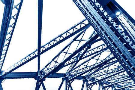 Abstract view of bridgeの写真素材