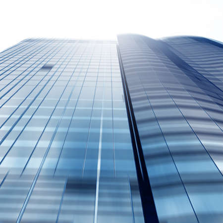 Modern office blue buildingの写真素材