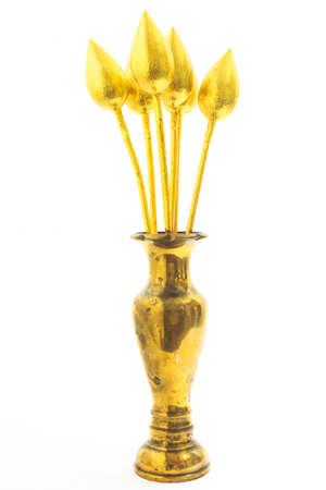 vase on white backgroundの写真素材