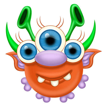 Monster for Halloween or other eventsの写真素材
