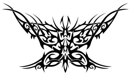 Flaming butterflyのイラスト素材