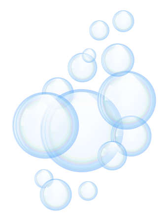  soap bubblesのイラスト素材