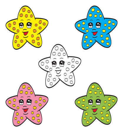Cute starfishのイラスト素材